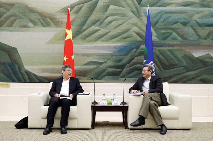 錢智民會(huì)見(jiàn)內(nèi)蒙古自治區(qū)黨委常委、通遼市委書記孟憲東
