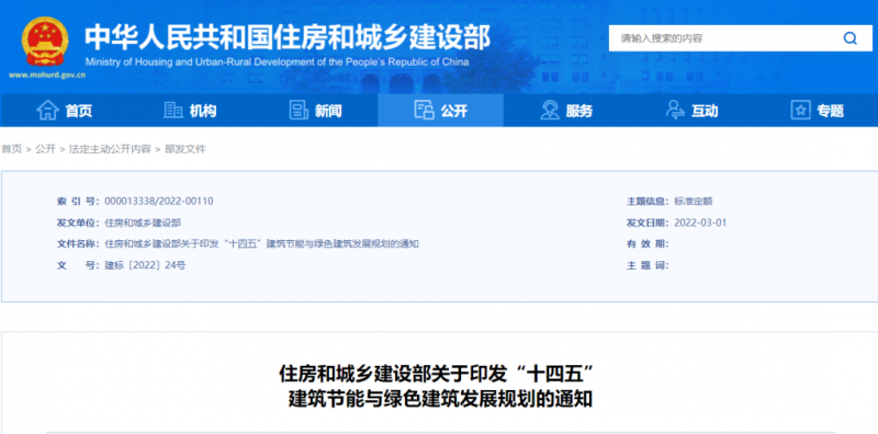新增建筑太陽能光伏裝機容量0.5億千瓦以上！住建部印發(fā)“十四五”建筑節(jié)能與綠色建筑發(fā)展規(guī)劃