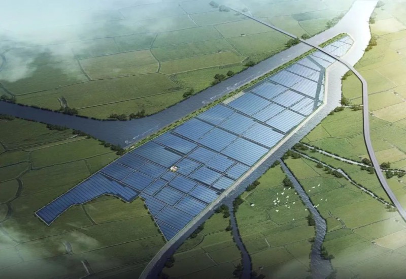 550MWp！亞洲最大漁光互補(bǔ)光伏發(fā)電項(xiàng)目之一正式開(kāi)工！