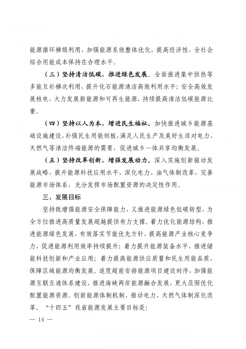 光伏新增300萬千瓦！福建省發(fā)布《“十四五”能源發(fā)展專項規(guī)劃》