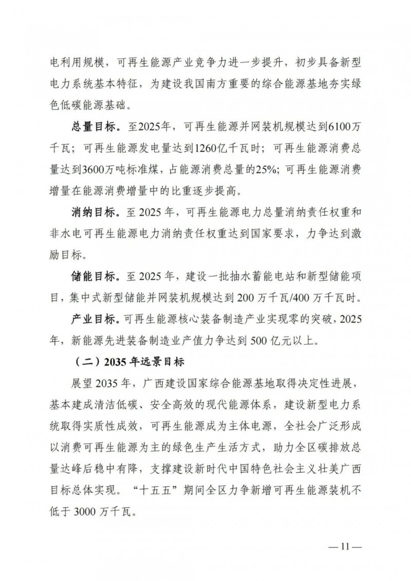 廣西“十四五”規(guī)劃：大力發(fā)展光伏發(fā)電，到2025年新增光伏裝機(jī)15GW！
