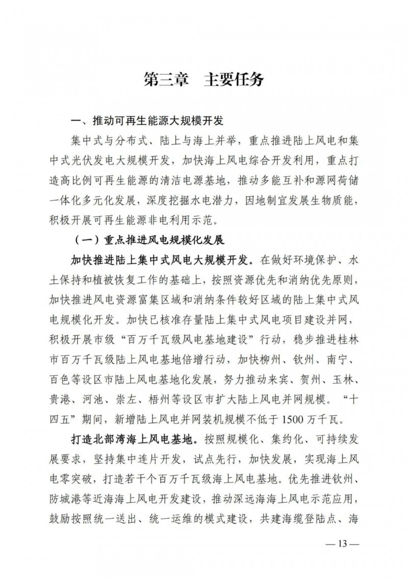 廣西“十四五”規(guī)劃：大力發(fā)展光伏發(fā)電，到2025年新增光伏裝機(jī)15GW！