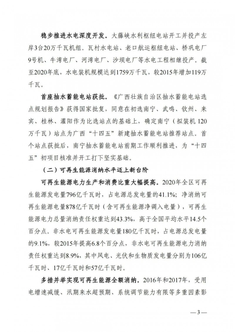 廣西“十四五”規(guī)劃：大力發(fā)展光伏發(fā)電，到2025年新增光伏裝機(jī)15GW！