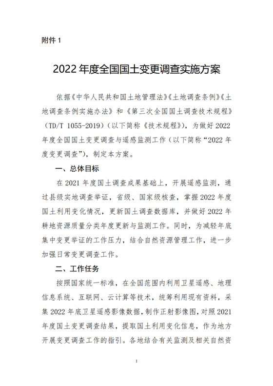 自然資源部：啟動(dòng)2022年全國國土變更調(diào)查，梳理占用耕地情況