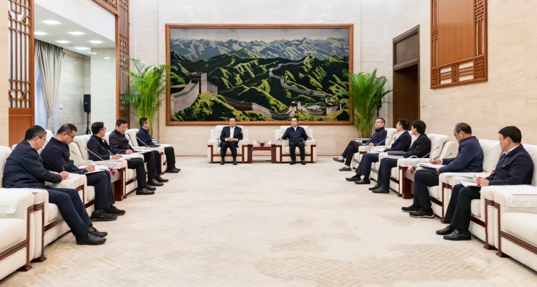 大唐集團黨組書記、董事長鄒磊會見哈電集團黨委書記、董事長曹志安