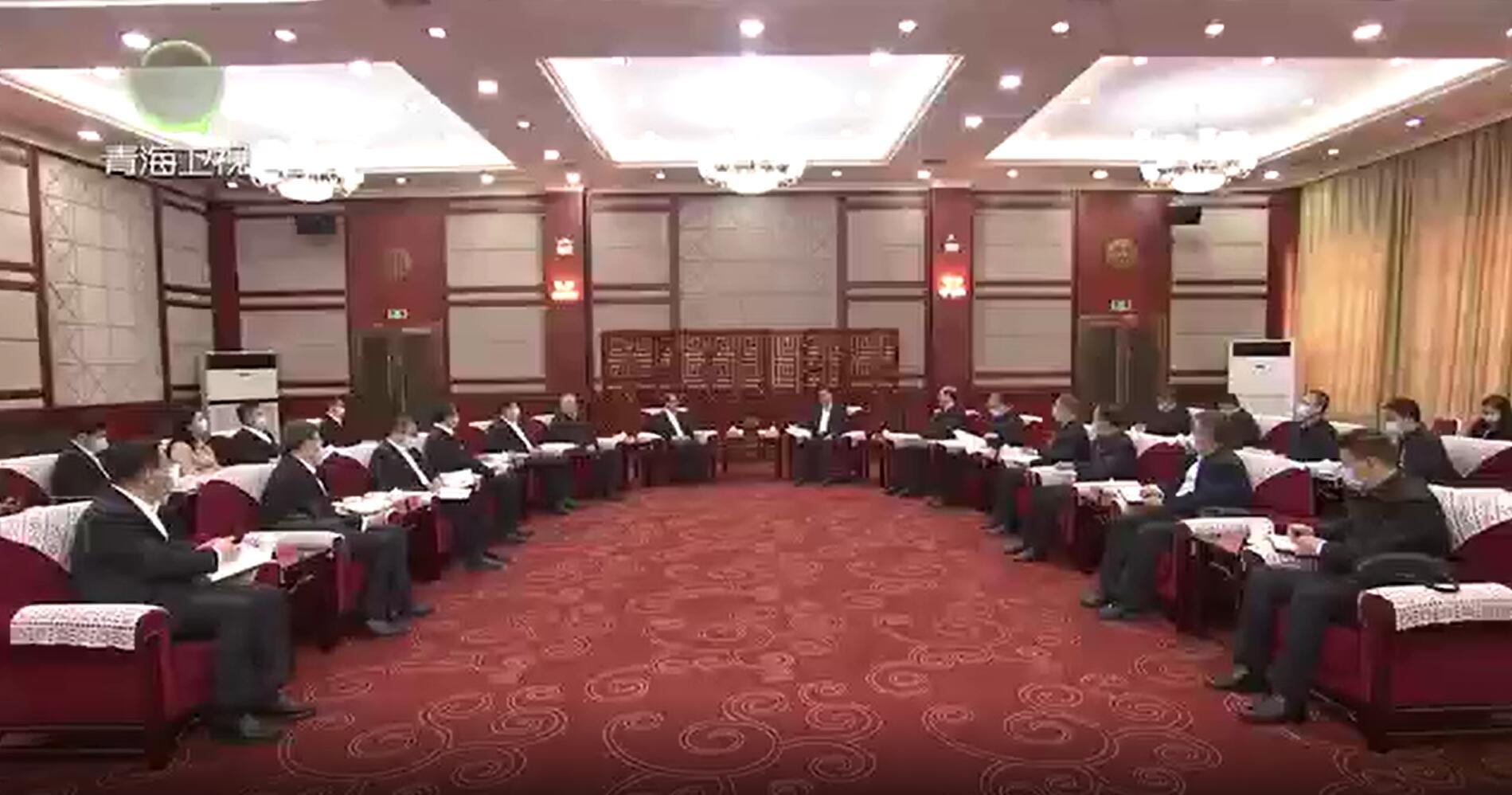 華電集團黨組書記江毅、黨組副書記葉向東拜會青海省委書記陳剛、省長吳曉軍