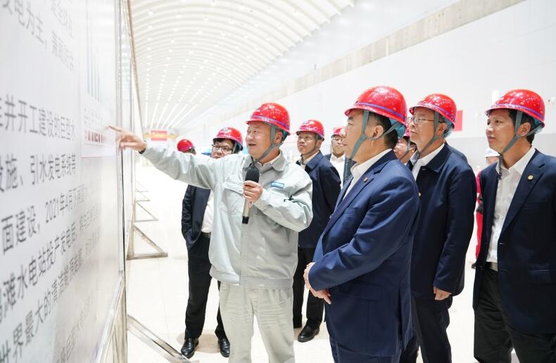 中國能建黨委書記、董事長宋海良赴白鶴灘水電站調(diào)研