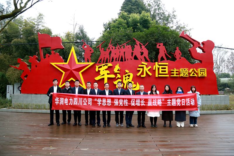 華潤電力四川公司聯(lián)合華潤集團在川企業(yè)開展“學(xué)思想、強黨性、促增長、贏戰(zhàn)略”主題黨日活動